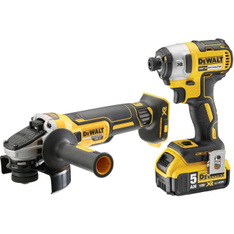 Купить Шуруповерт акк DEWALT DCF 887 P2 + УШМ акк DEWALT DCG 405 N фото №1