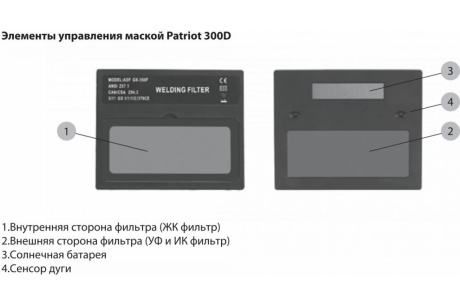 Купить Маска сварщика Patriot Power 300D фото №6